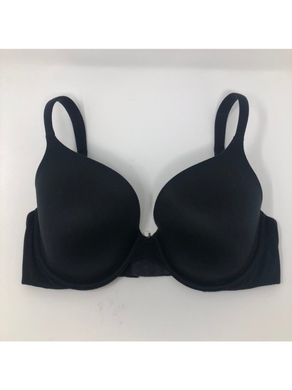 Victorias Secret Lined Perfect Coverage Bra Size 34D Black